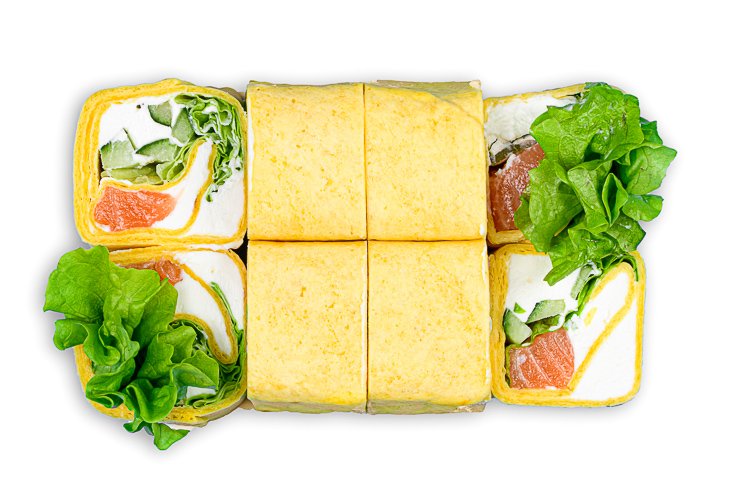 Тортилья с лососем Тортилья с лососем