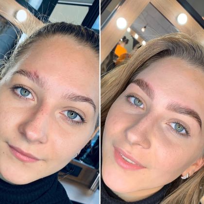 Коррекция + Окрашивание