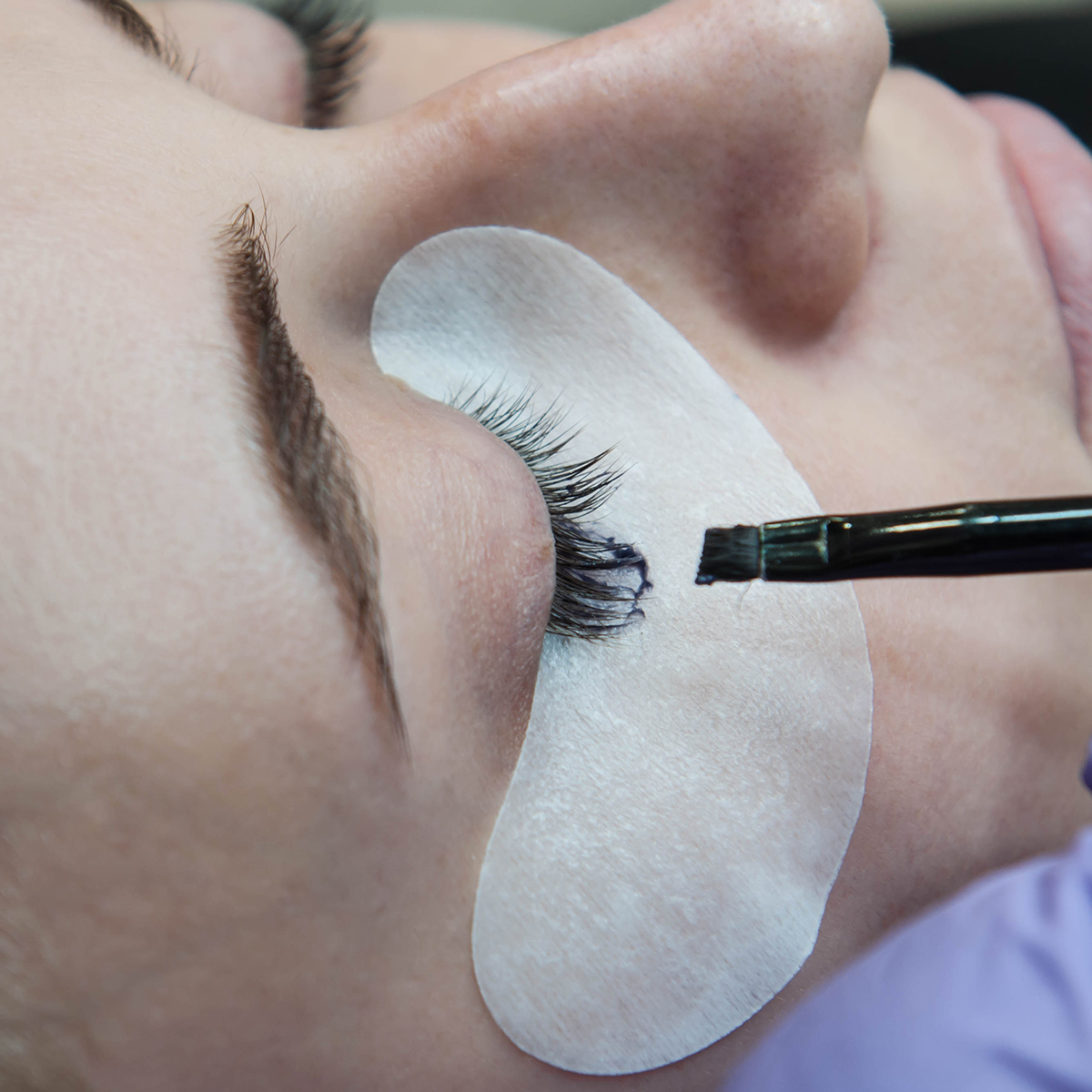 Окрашивание ресниц 