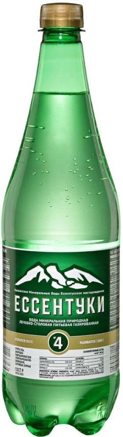 Минеральная вода "Ессентуки №4" 1 л ПЭТ Минеральная вода "Ессентуки №4" 1 л ПЭТ