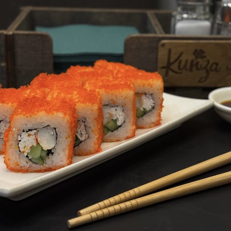 Роллы Калифорния с креветкой, 280 гр