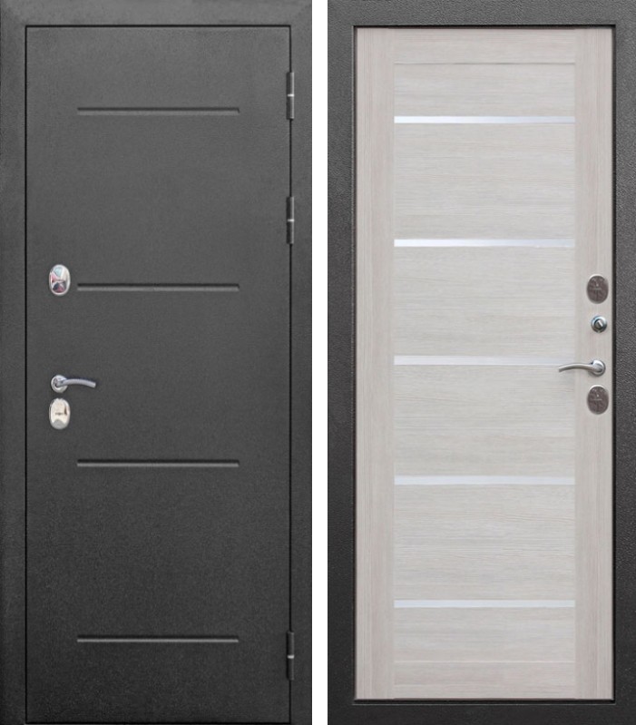 Входная дверь ISOTERMA Серебро Царга