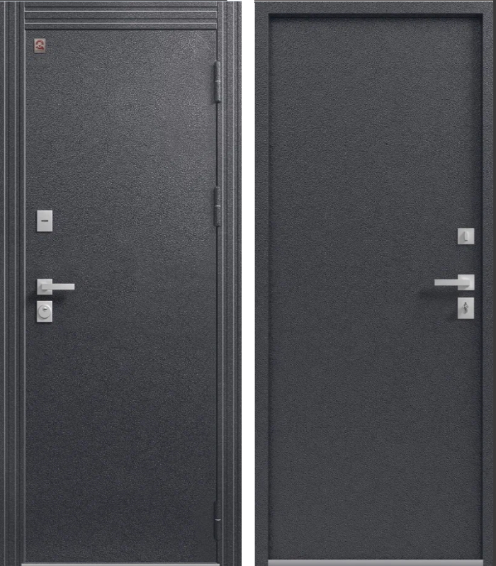 Входная дверь Т-1 Антрацит муар Металл/ Металл
