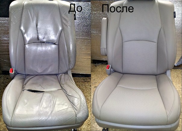 Перетяжка передних сидений