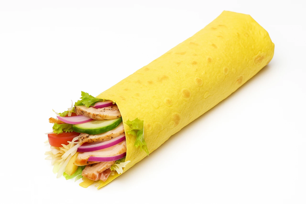 Шаурма BBQ с курицей в лаваше Шаурма BBQ с курицей в лаваше