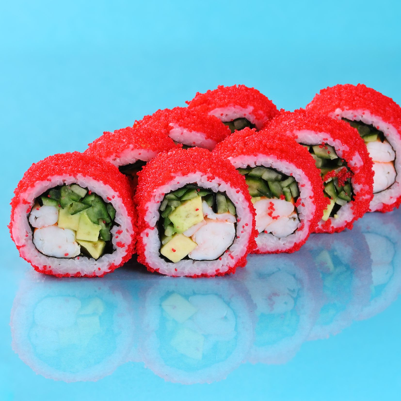 Калифорния с креветкой Калифорния с креветкой