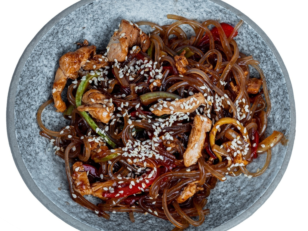 Харусаме с уткой карри