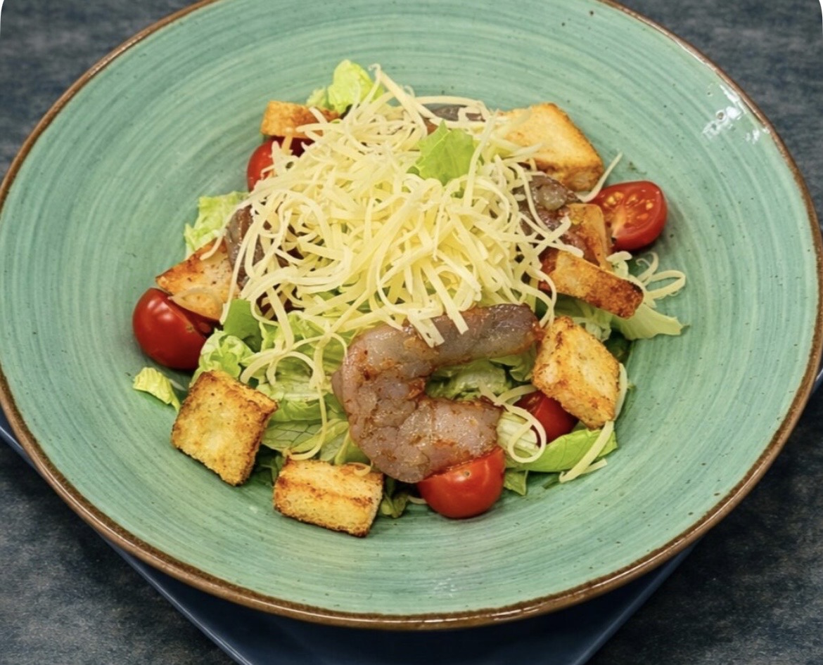 Салат Цезарь с креветкой 300 г