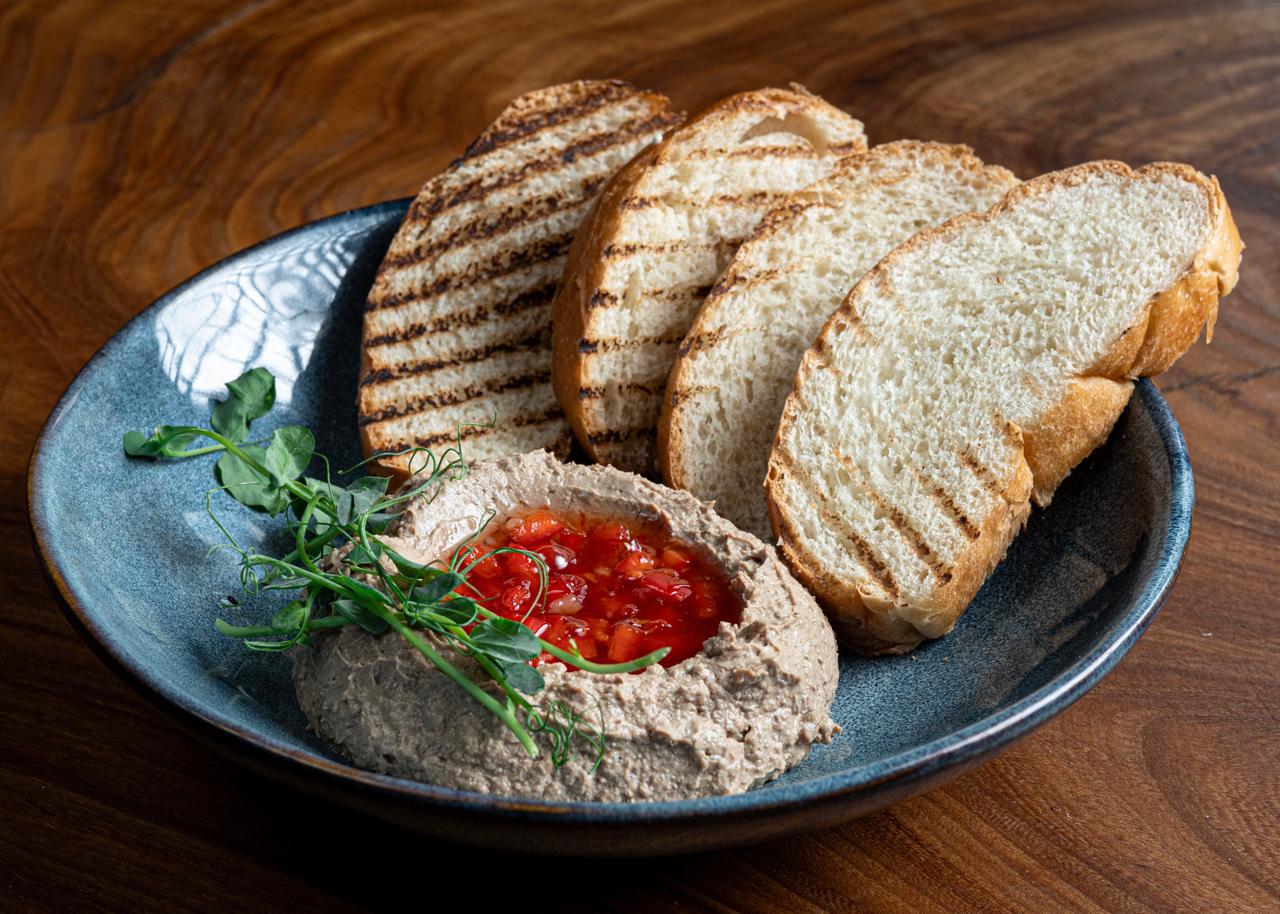 Паштет из печени с манго-чили