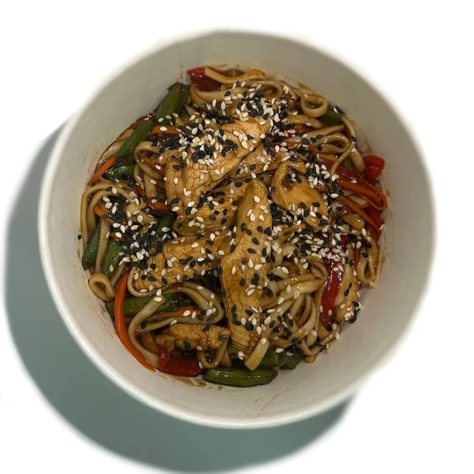 Удон с курицей в соусе «Терияки»