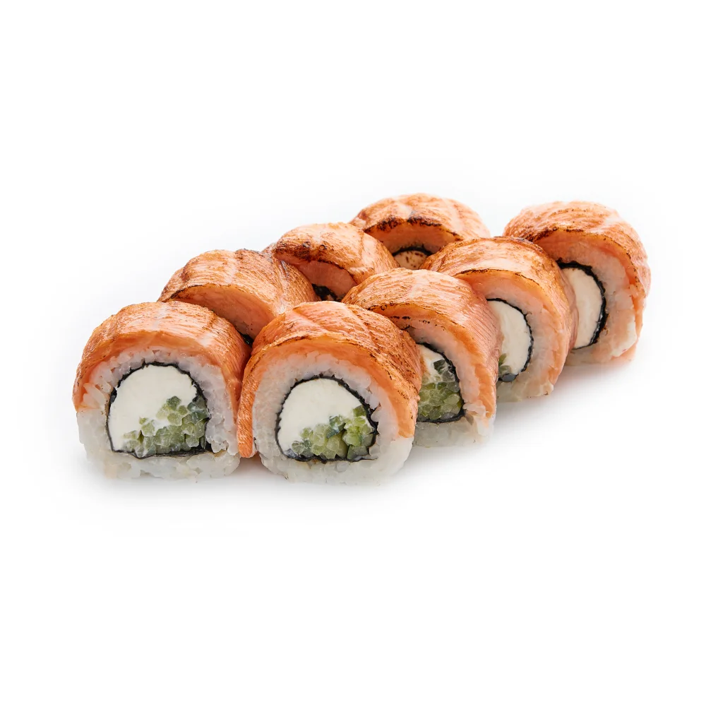 Филадельфия с гриль-лососем