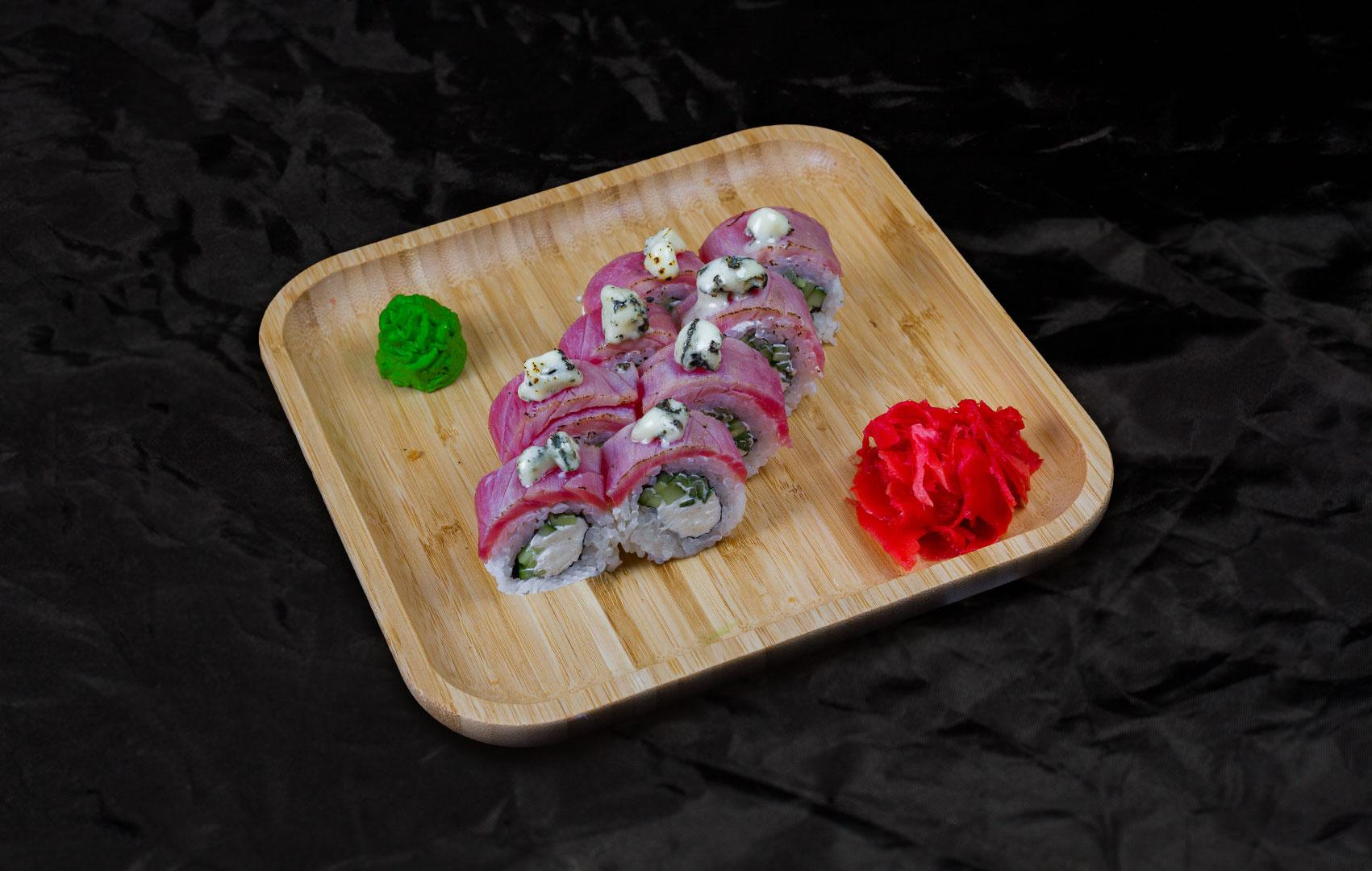 Филадельфия с тунцом и горгонзолой Филадельфия с тунцом и горгонзолой