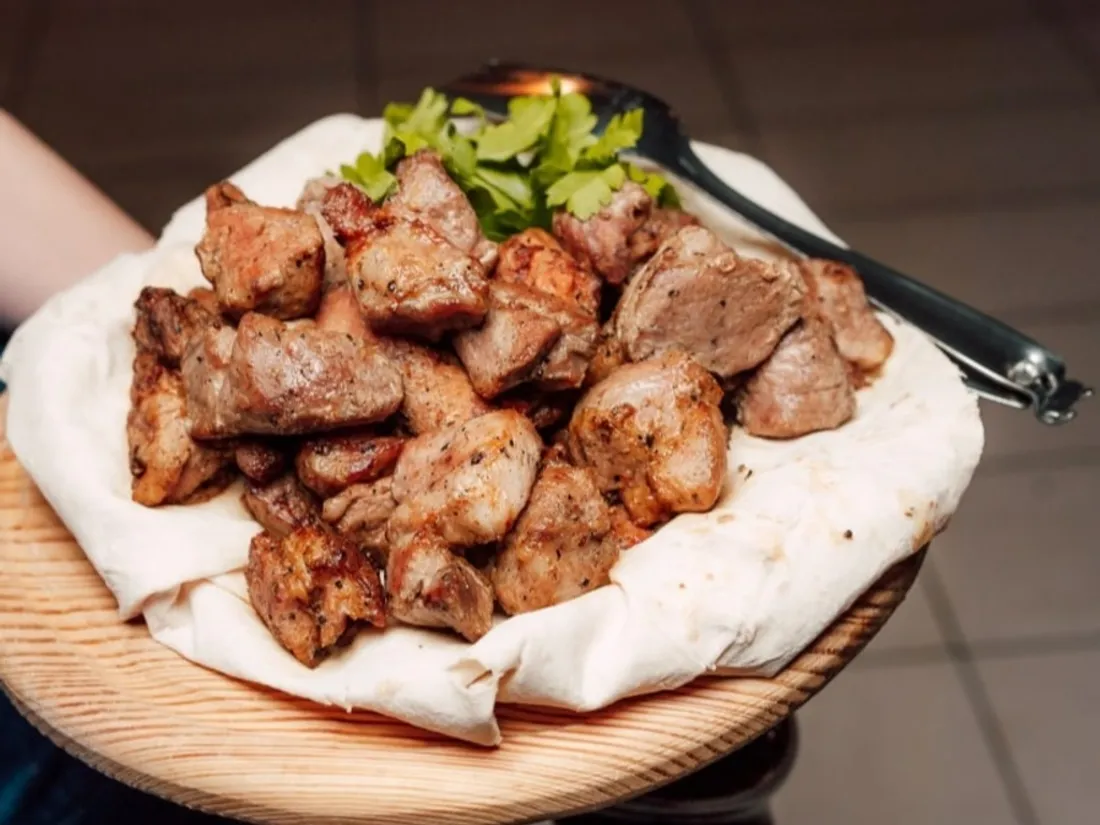 Шашлык на гриле (свинина) Шашлык на гриле (свинина)