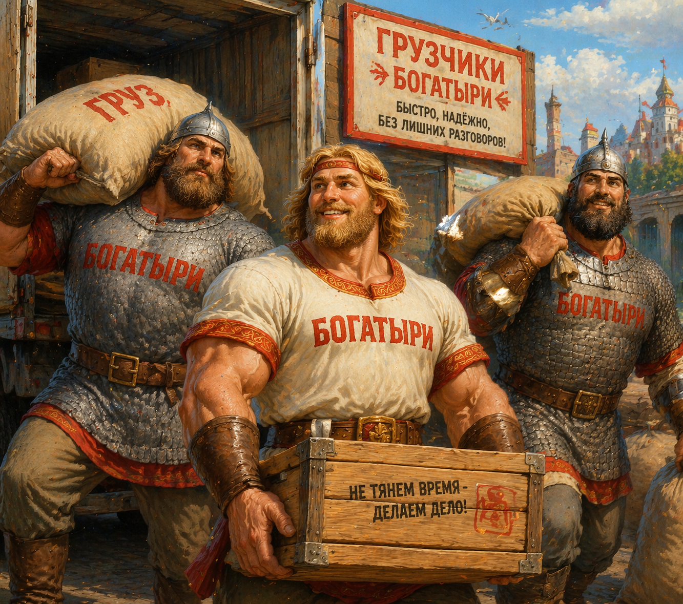 ГРУЗЧИКИ - БОГАТЫРИ