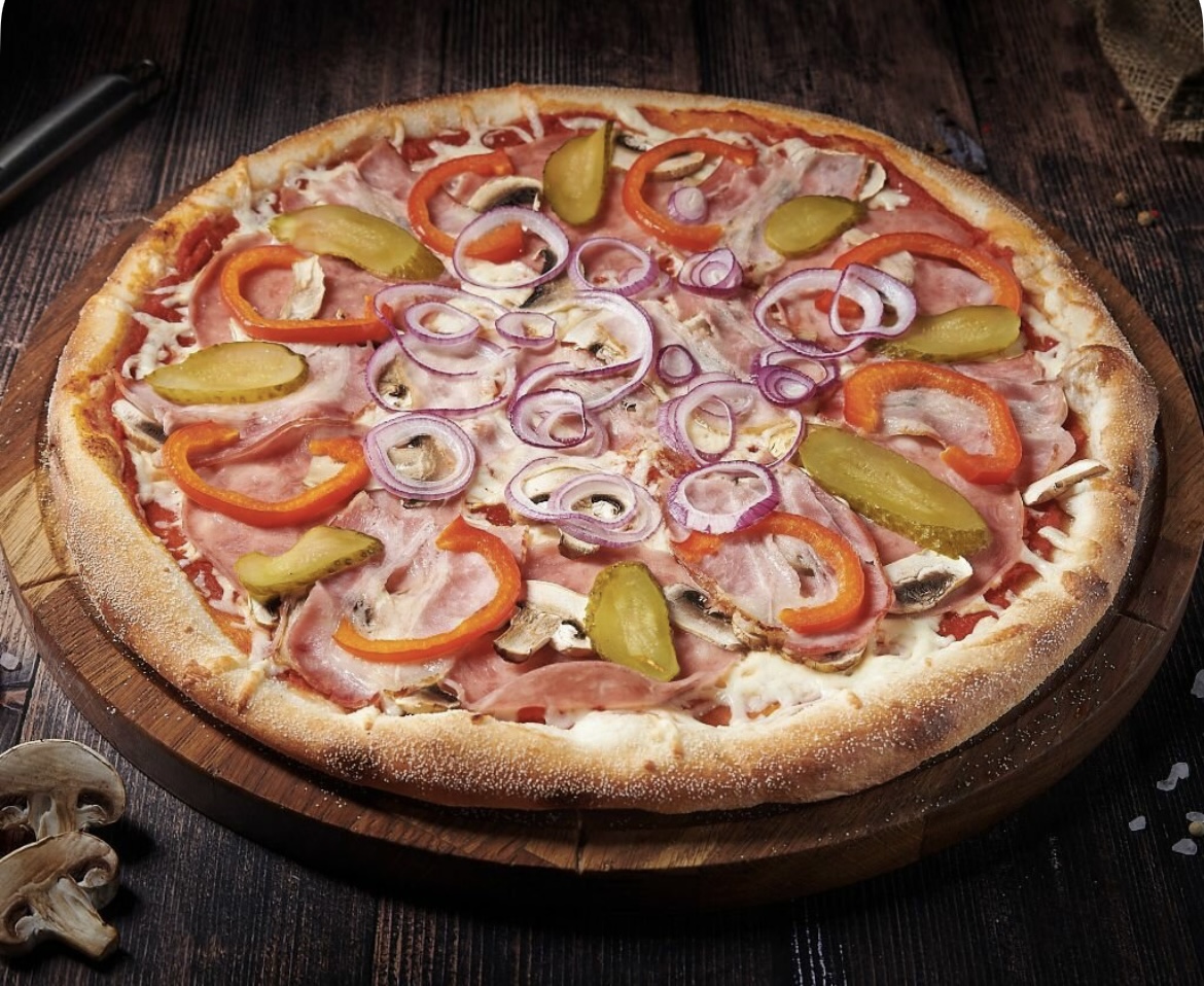 Фермерская D33 Пицца на тонком тесте672 г