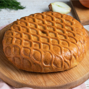 Курник с курицей и грибами