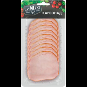 Карбонад Eat Meat варено-копченый нарезка 100г