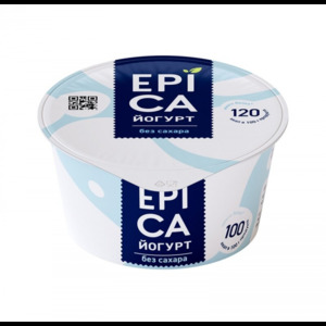 Йогурт Epica Натуральный без сахара 6%