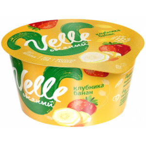 Продукт овсяный ферментированный Velle Клубника-банан