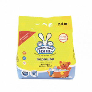 Порошок Ушастый Нянь Для стирки детского белья 2,4 кг