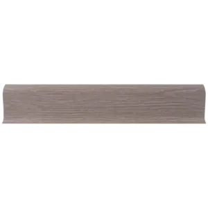 Плинтус Лайн Пласт мягкий край/кабель-канал Матовый 58*22*2500мм L003 Дуб беленый