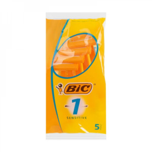 Бритвенный станок одноразовый "Sensitive 1", BIC, 5 шт.