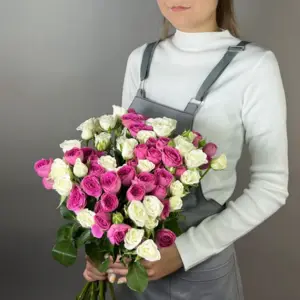 19 кустовых роз