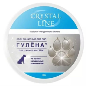 Api-San Crystal line Воск защитный Гулена для лап для щенков и собак, 90г