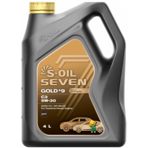 Масло моторное S-OIL 7 GOLD #9 C3 5W30 4л