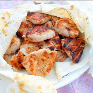 Курица в лаваше