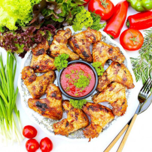 ШАШЛЫК ИЗ КУРИНЫХ КРЫЛЬЕВ