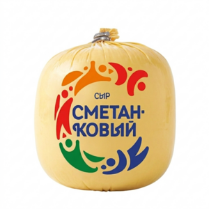 Сыр полутвердый "Сметанковый" Алтайские сыровары
