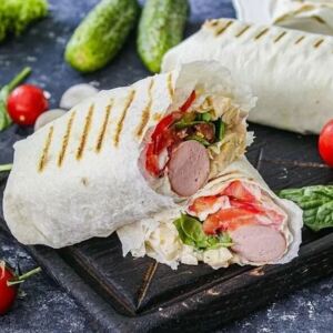 Шаурма с сосиской, 200г