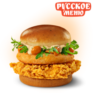 Бургер Чиз по-русски с грибами