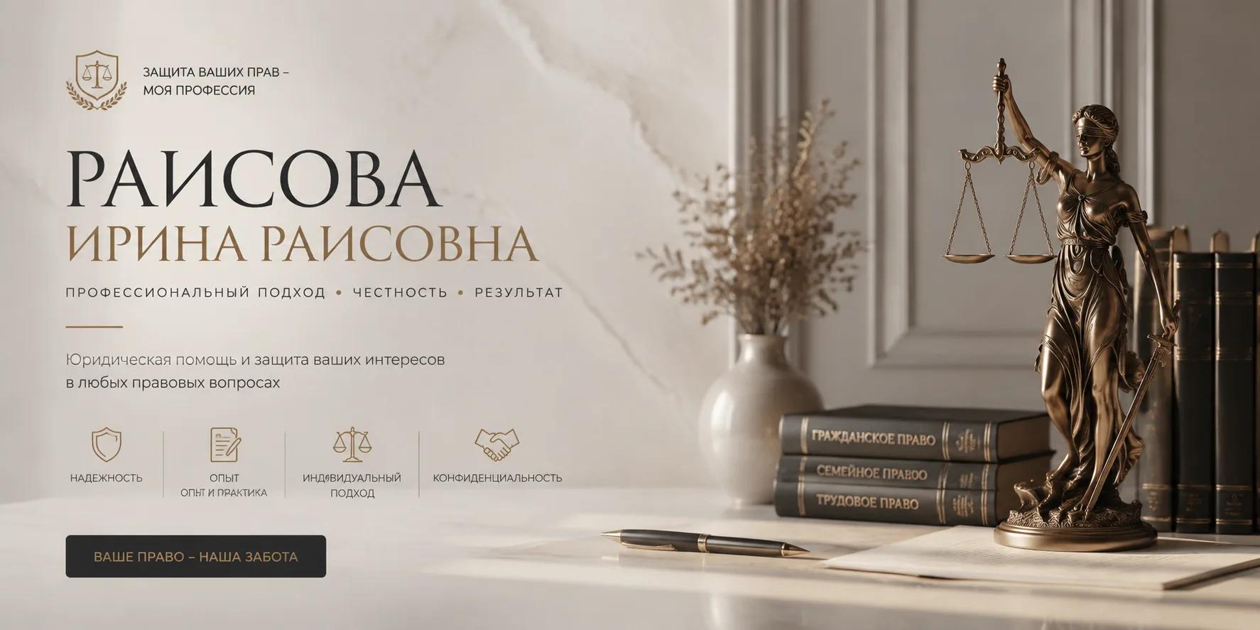 Адвокат Раисова Ирина Раисовна